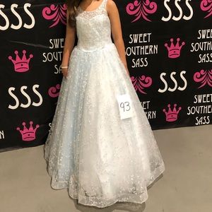 Tiffany pageant dress girls size 12